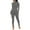 GY2, variant on Bodysuit For Women Casual Tummy Control Large Solid Color Tight Sports Body Building Long Sleeve One Piece Jumpsuits For Women Khaki S