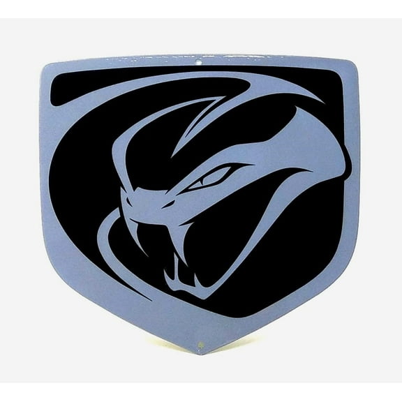 Dodge Viper Stryker (Grey) Steel Sign Wall Art