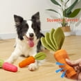 thumbnail image 5 of Tough Chew Toy for Aggressive Chewers – Durable Rubber Carrot Dog Toy with Squeaker, Dental Cleaning & Fetch Fun – for Small to Large Breeds (Non-Toxic, BPA-Free), 5 of 8