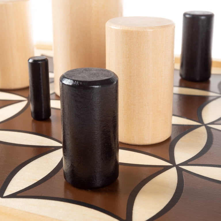 Gioco Da Tavolo Small Foot 4462 – Tic Tac Toe 3D In Legno, Strategia Su Più Livelli Per Due Giocatori, Dai 5 Anni