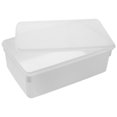 thumbnail image 4 of GOOHOCHY Molde de plástico para bloques de hielo, bandeja reutilizable para hacer hielo, bandeja grande para cubitos de hielo para baño de hielo, 4 of 8