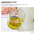Pot Making Transparent CATIEBYE Transparent Glass Filter Oil Pot with Stainless Steel Strainer ...