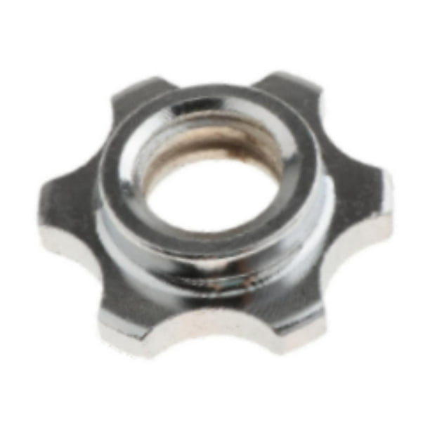 Tuerca para mancuernas de entrenamiento de fuerza, 2,6 cm, interior deslizante, abrazadera de tornillo para barra de pesas para el hogar Estilo A