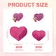 thumbnail image 2 of Parches de Corazón de Lentejuelas Uxcell para Planchar, Parche Bordado para Ropa y Accesorios Rosa, 2 of 6