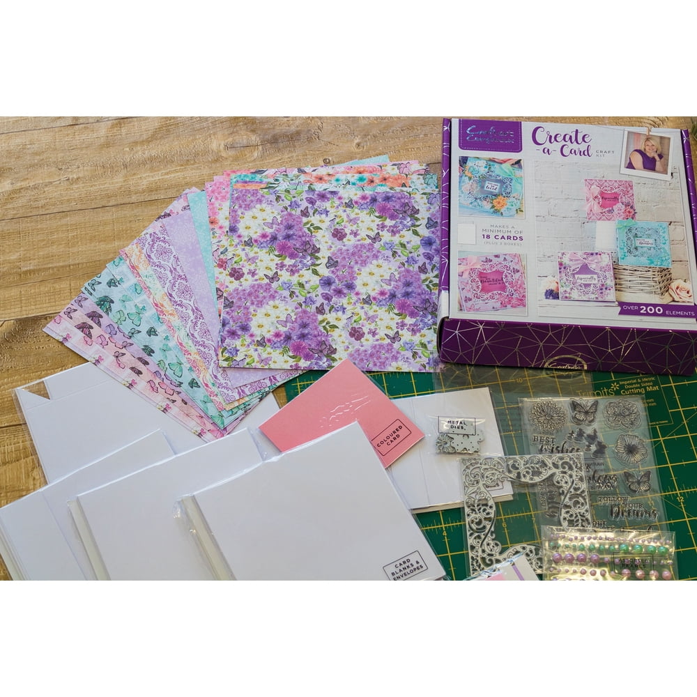 Crafter's Companion Craft Box Kit-Create-A-Card - Walmart.com - Walmart.com