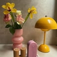 thumbnail image 4 of Lámpara de noche nórdica con forma de hongo, lámpara de mesa con forma de flor LED, lámpara de noche USB para escritorio de sala de bodas, decoración moderna y sencilla, 4 of 4