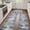 Blue/Ivory, variant on Kitchen Rug Sets of 3, Non-Slip Washable Low-Pile Kitchen Mats for Floor, Waterproof Abstract Kitchen Runner Rug, Floor Mat Carpet for Hallway, Laundry, Sink, Entryway, Bathroom, Blue&Ivory