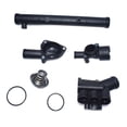 thumbnail image 3 of New 5Pcs Thermostat Housing Kit for Golf Jetta Passat Eurvan 2.8L VR6 021121050C, 3 of 5