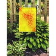 thumbnail image 2 of SIDONKU Red Warhol Irregular Halftone Pop Polka Dot Pattern Yellow Andy Garden Flag Decorative Flag House Banner 12x18 inch, 2 of 2
