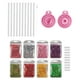 thumbnail image 2 of de manualidades de pulseras de agua con purpurina, para hacer pulseras, pulseras de lentejuelas, manualidades, juego de fabricación de joyas,, 2 of 9