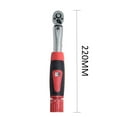 thumbnail image 4 of Graflsoa Compact 1/4" Drive Torque Wrench Set for Bicycles, 2-24Nm Adjustable Silver Steel Tool Kit with Precision Calibration, 4 of 6