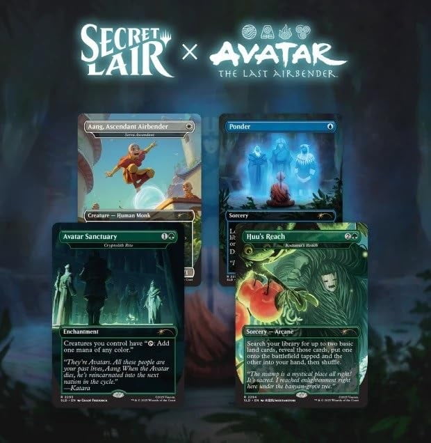 Magic the Gathering Secret Lair Animar & Friends - Rainbow Foil