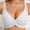 A1_White, variant on Plus Size Wireless Lift Supportive Bras Deep V Neck Bras No Underwire Comfortable Bra Full Support No Underwire Bras Tshirt Push Up Bralettes Full Coverage Plunge Seamless Bra White Xxl