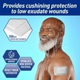 thumbnail image 6 of MEDPRIDE Bordered Gauze Island Dressing 2" × 3.5" – 50-Pack Sterile Wound Dressings for First Aid Kits – Soft, Breathable, Non-Stick Island Dressings, 6 of 6