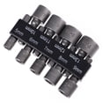 thumbnail image 1 of Mobutofu 9 Pcs Deep Socket Nut Driver Set -vanadium Steel for Electric Drill, 1 of 6
