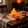 thumbnail image 4 of Halloween Pumpkin Decoration LED Light-Up Halloween Pumpkin, Halloween Decorations, Indoor Halloween Decoration, Light Up Pumpkin, 4 of 6