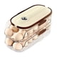 thumbnail image 2 of Double Storage Box Home Multi-layer Automatic Rolling Storage Box Kitchen Refrigerator Transparent Rolling Rack, 2 of 4