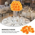 thumbnail image 3 of Monyance Flower Props 50 Artificial Marigold Flowers for Wedding and Christmas Decor(2.17X2.17X1.18Inches), 3 of 11