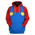 thumbnail image 1 of Disfraz Premium Sudadera con capucha impresa en 3D Mujer Casual Divertido Anime Disfraz de cosplay de moda Kuymtek Azul T L para Mujer, 1 of 6