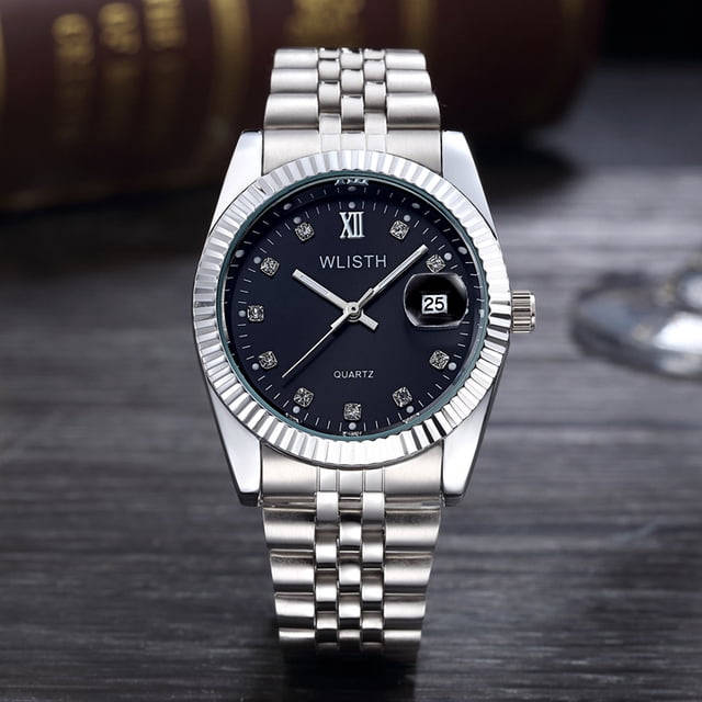 Reloj de pareja de moda resistente al agua, reloj de mujer, reloj de cuarzo para hombre, reloj dorado para mujer