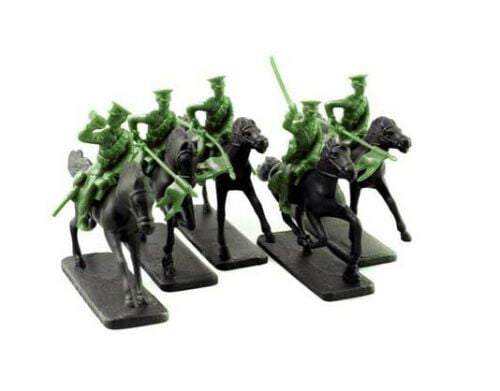 Armies in Plastic French & Indian War #3 French British Cavalry Howitzer 54mm 