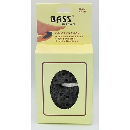 Bass Brushes  Real Volcano Rock  For Hands  Feet   Body  1 (Best Soap To Wash Makeup Brushes)