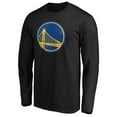 thumbnail image 2 of Men's Black Golden State Warriors Primary Team Logo Long Sleeve T-Shirt, 2 of 3