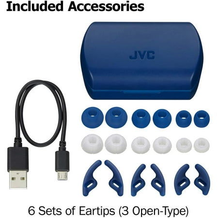 JVC - HAET45TH True Wireless In-Ear Headphones - Gray