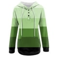 thumbnail image 2 of Vedolay Zip Hoodies for Women Women's 2023 Zip Up Hoodies Oversized Sweatshirt Cute Fall Casual Clothing with Pockets,Green XL, 2 of 4