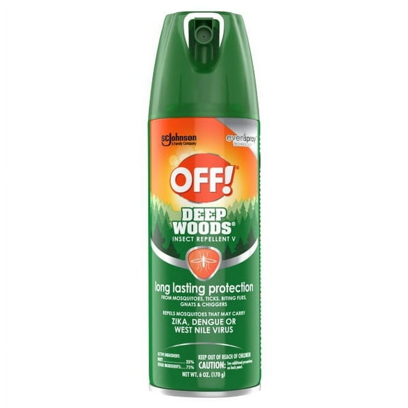 OFF! Deep Woods Mosquito Repellent V, 6 oz, Pack of 2