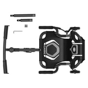 EzyRoller: Classic X - Black - Ride-On Scooter, Cambering Motion, Pedal Free Cart, Hand Brakes, Extendable Frame, 154lb Capacity, Kids Ages 4+