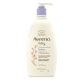 thumbnail image 3 of Aveeno Baby Calming Comfort Moisturizing Bedtime Body Lotion for Baby and Toddler, 18 fl oz, 3 of 12