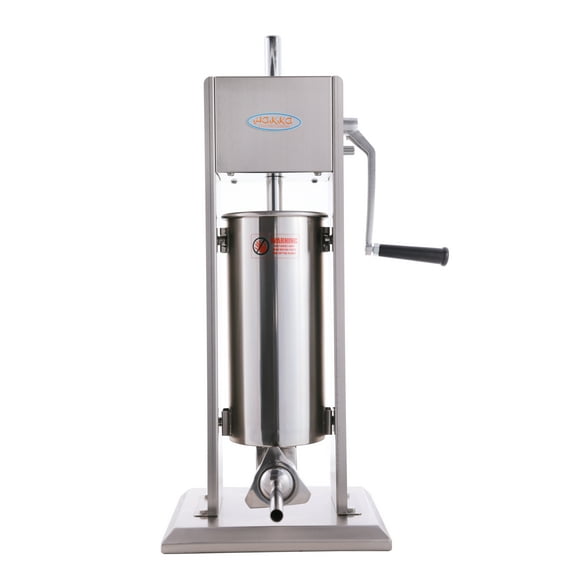 HAKKA 11lb/5 L Sausage Stuffer 2 Speed Stainless Steel Vertical Sausage Maker