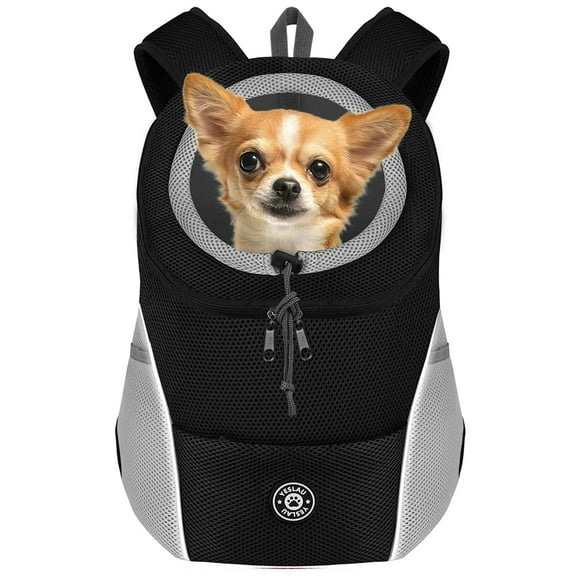 Pet Dog Carrier, Travel Back Pack with Safety Reflective Strips for Travel Hiking Cycling Outdoor Dogs Cats
