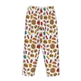 thumbnail image 5 of Goofa Hot Dog Pizza Printed Soft Pajama Pants for Women, Wide Leg Comfy Casual Lounge Yoga Pants-Medium, 5 of 9