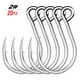 thumbnail image 1 of Gancho 20 PCS Anzuelo de pesca Anzuelo de púas de acero de alto carbono Anzuelo extra fuerte para pe PROBEROS Gancho, 1 of 6