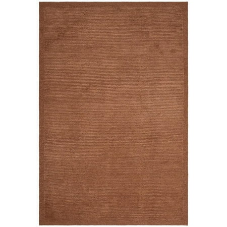 - Safavieh Tibetan Collection TB212E Hand-Knotted Coral Silk & Wool Area Rug (5' x 7'6