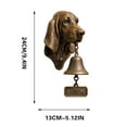 thumbnail image 3 of Hound Welcome Doorbell, Vintage Cast Iron Dinner Doorbell, Cast Iron Dinner Bell Wall-Mounted Entrance Bells, Farmhouse Wall Decoration & Housewarming Gift, 3 of 6