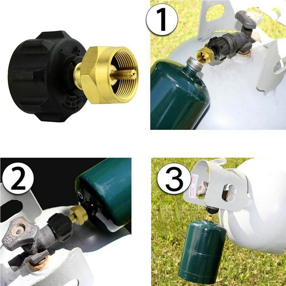 1 LB Gas Propane QCC1 Regulator Valve Propane Refill Adapter Outdoor