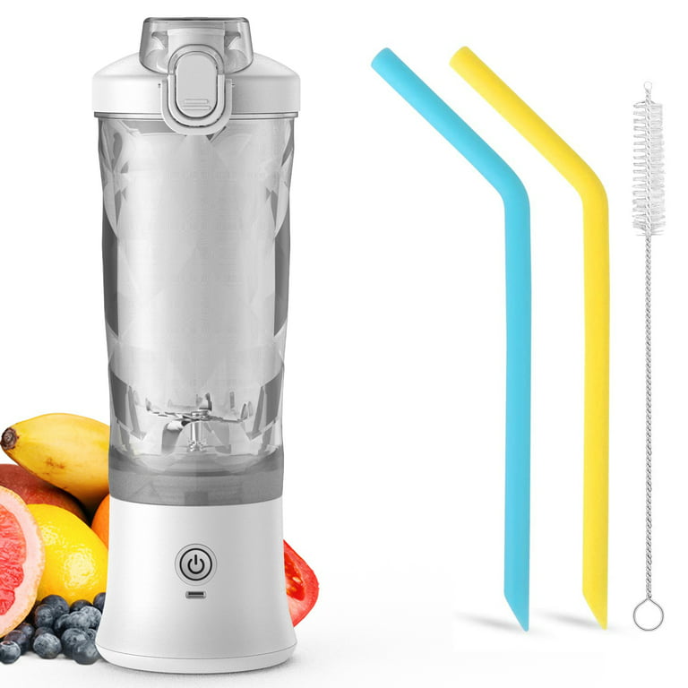 hoksml Portable Blenders,Personal Blend-er For Shakes And Smoothies, Fruit  Juicer USB Rechargeable With 6 Blades, Handheld Blenders For Sports Travel  And Outdoors Festival Clearance Gifts 