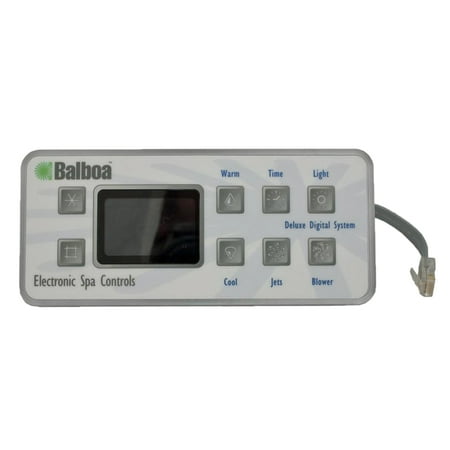 Digital Image Control - Balboa 51058-01 Deluxe Digital 8-Button LED Topside Control