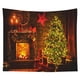thumbnail image 1 of Tapiz de pared de Navidad Decoración colgante de pared Muñeco de nieve Papá Noel Árbol de Navidad Elemento Impresión digital Tapiz Ropa de cama Tapiz Dormitorio Sala de estar Estilo BANYUO Electrónica, 1 of 4
