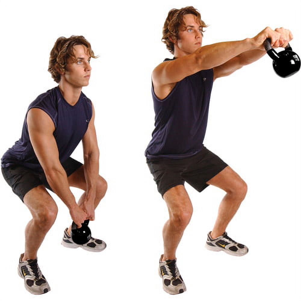 CAP Barbell, 10 lb Vinyl Kettlebell, Black, Single