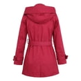 thumbnail image 2 of Richie House Girls' Classic Hooded Trenchcoat RH0934-E-4/5, 2 of 2