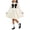White, variant on THDHVS Girls' Dresses,Girls Solid Bow Round Neck Knit Sweater Dress Long Sleeve Fall Winter Casual,Girls Long Sleeve Dress 2-3 Years