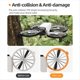 thumbnail image 4 of para Flip Paddle Protector Anti-Colisión Drone Booster Stand Anillo de Protección de Pala de Hélice Accesorios Negro, 4 of 5