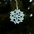 thumbnail image 4 of Fiudx Colgante de Copo de Nieve Navideño, Diseño de Estrella Tejido a Mano, Decoración Navideña Vibrante, Decoración Versátil para El Hogar, Perfecto para Árbol o Chimenea, Regalo Ideal, Tamaño 12 Cm, 4 of 5