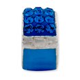 thumbnail image 4 of Breloque en Argent Sterling 925 pour Bracelet Pierre de Cristal Preciosa Bleu, 4 of 9