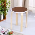 thumbnail image 5 of 11.8X11.8X0.8 Inchesbrown Round Garden Chair Pads Seat Cushion For Outdoor Bistros Stool Patio Dining Room, 1Pc Seat Cushion By Shiogb, 5 of 5