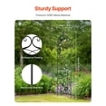 thumbnail image 3 of STAWAY Metal Garden Trellis 60x15 in - Sturdy, Rustproof Climbing Plant Support for Roses, Ivy & Vegetables - Chic Outdoor Decor, Easy Setup, 3 of 9